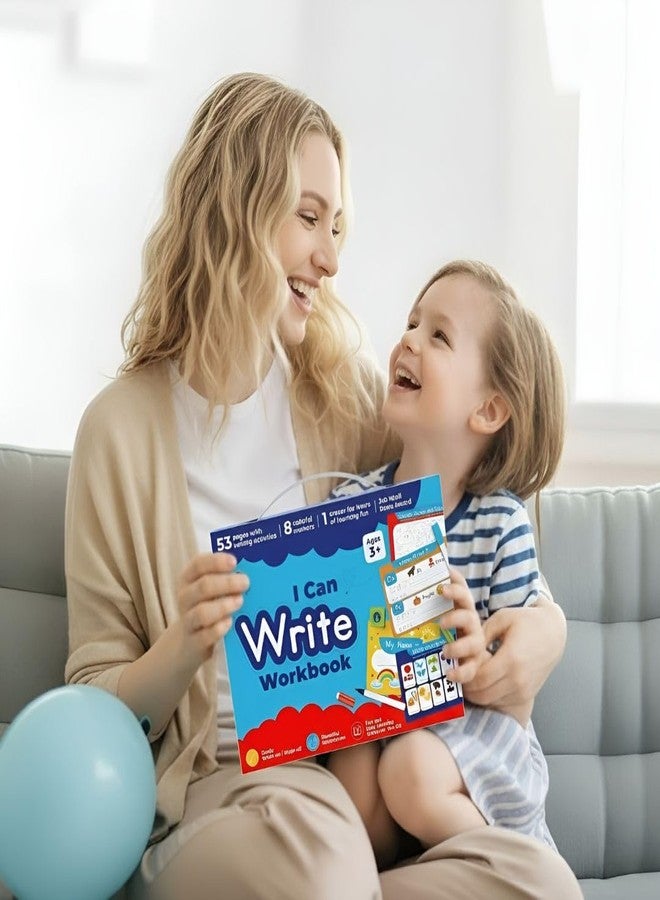 Simply magic 53 PCS Simply Magic I Can Write Tracing Book for Kids Ages 3-5, Dry Erase Letter Tracing Preschool WorkBook, Alphabet ABC Tracing, Toddler Handwriting Practice, Dry Erase Preschool Learning Activities - Image 2